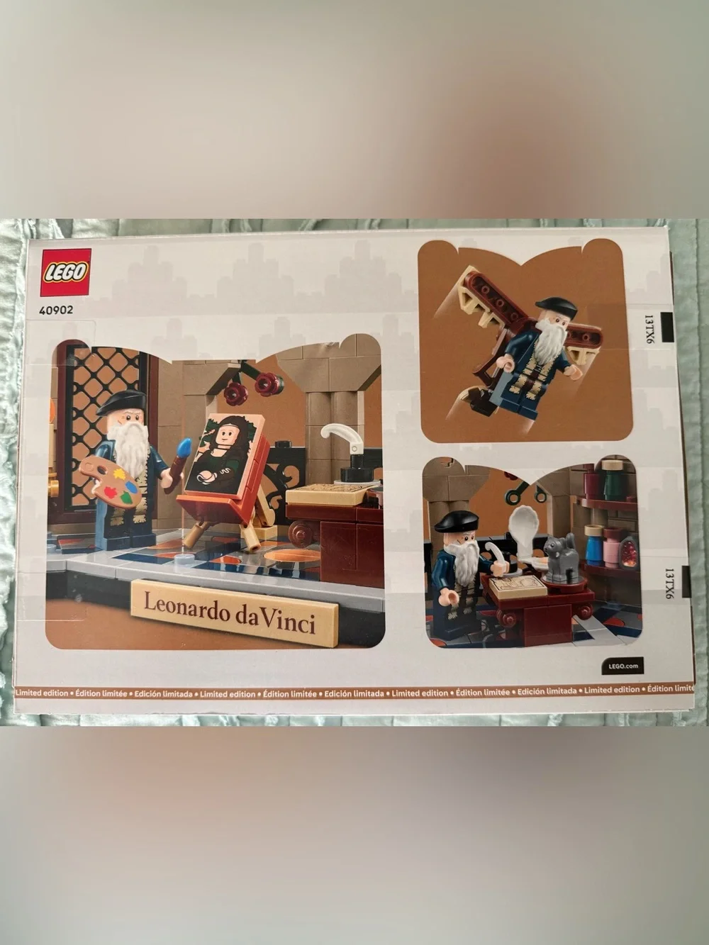 LEGO 40902 Tribute to Leonardo da Vinci  GWP New and Sealed